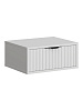 Тумба подвесная RIDBERG LUGANO (460) 1Я (White/Black) купить в интернет-магазине icover