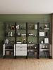 Стеллаж лофт RIDBERG DENVER модуль 2 (Cashmere/Black) купить в интернет-магазине icover