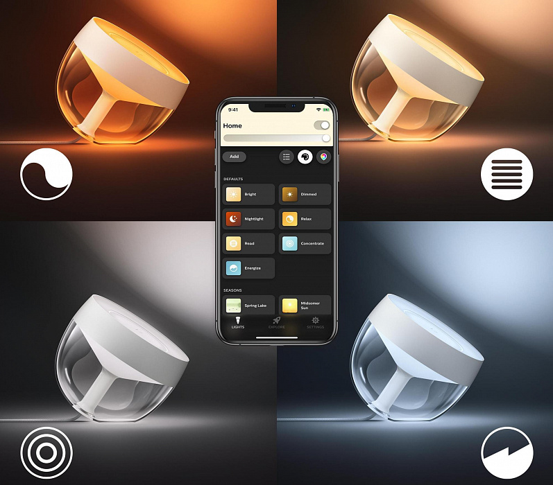 Умный светильник Philips Hue Iris (White) купить в интернет-магазине icover