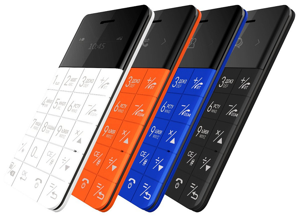 Телефон Elari CardPhone (Blue) купить в интернет-магазине icover