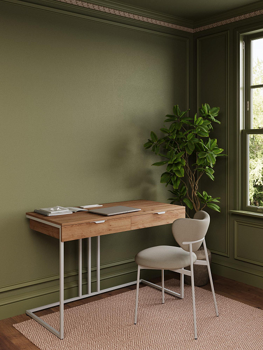 Стол письменный RIDBERG KENTUCKY (Oak/White) купить в интернет-магазине icover