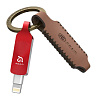 Флеш-накопитель ADAM elements iKlips Duo+ 32GB Lightning (Red) купить в интернет-магазине icover
