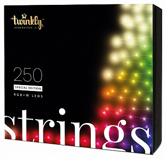 Smart-гирлянда Twinkly Strings Special Edition RGBW 250 (TWS250SPP-TEU)