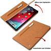 Чехол Jisoncase Mircofiber Leather Case (JS-PRO-45M20) для iPad Pro 11 (Braun) купить в интернет-магазине icover