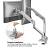 Кронштейн Ridberg Monitor Arm LDT62 Dual LDT62-C024 (White) купить в интернет-магазине icover