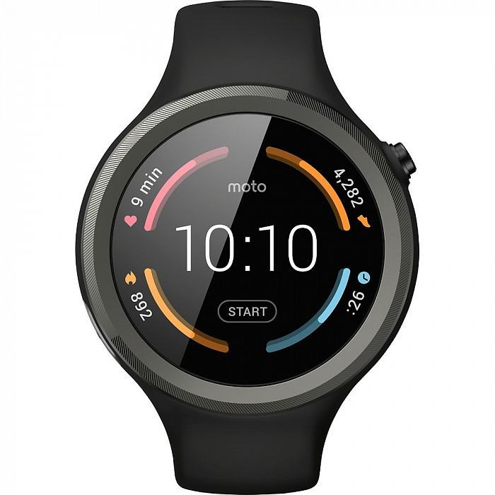 Motorola Moto 360 Sport 2nd Generation 45mm - умные часы (Black) купить в интернет-магазине icover