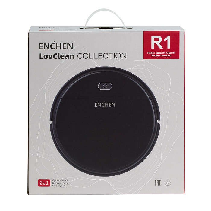 Робот-пылесос Enchen Vacuum Cleaner R1 (Black) купить в интернет-магазине icover
