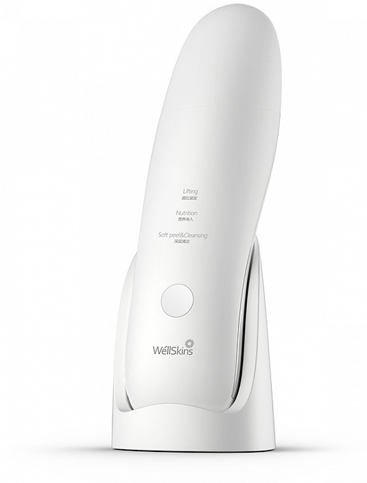 Аппарат для чистки лица Xiaomi WellSkins Ultrasonic Skin Scrubber WX-CJ101 (White) купить в интернет-магазине icover