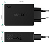 Сетевая зарядка Aukey Fast Charge Qualcomm QC 3.0 PA-Y4 купить в интернет-магазине icover