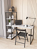 Стол-стеллаж лофт RIDBERG MEMPHIS (White/Black) купить в интернет-магазине icover