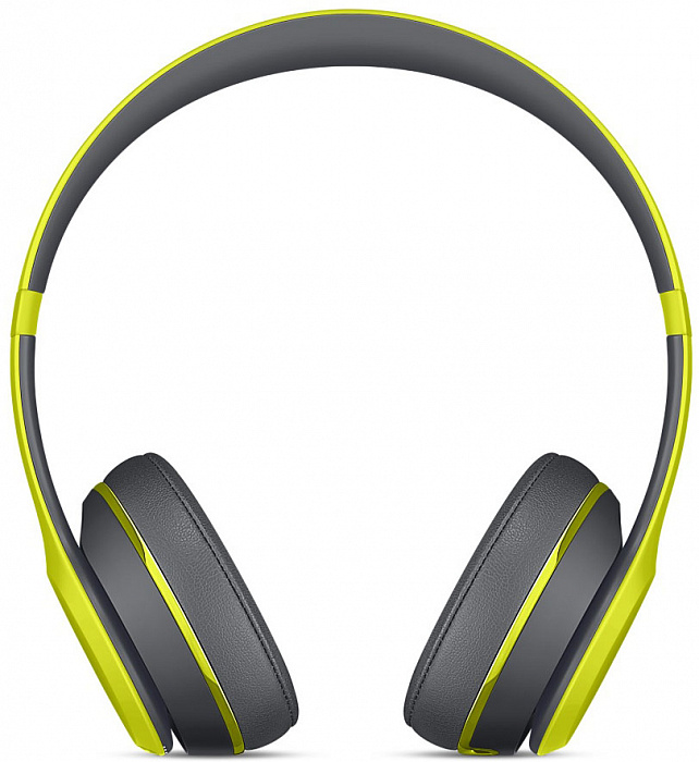 Беспроводные накладные наушники Beats by Dr. Dre Solo 2 Wireless Active Collection (Shock Yellow) купить в интернет-магазине icover