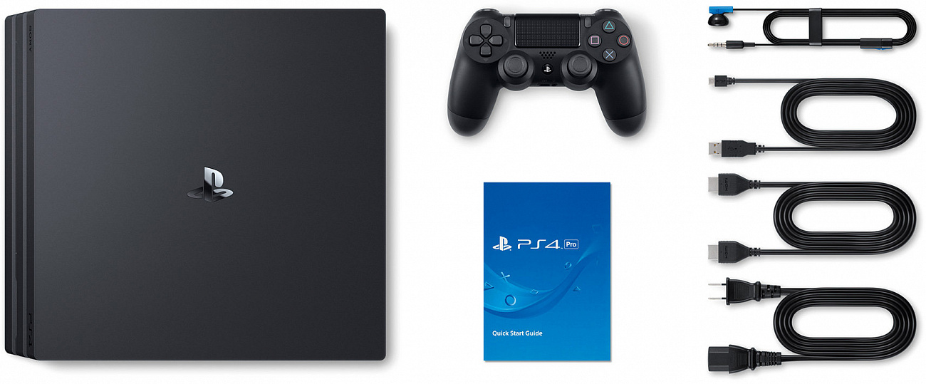 Sony PlayStation 4 Pro 1TB (CUH-7008B) - игровая приставка (Black) купить в интернет-магазине icover