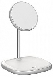 Беспроводное зарядное устройство Baseus Swan Wireless Charger (WXSW-02) для iPhone Series 12 (White) купить в интернет-магазине icover
