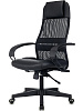 Кресло руководителя Бюрократ CH-NOVA LUX сетка/ткань/экокожа/пластик (Black) купить в интернет-магазине icover