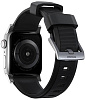 Ремешок Nomad Rugged Strap (NM1A41SN00) для Apple Watch Series SE/6/2/3/4 42/44 mm (Black/Silver) купить в интернет-магазине icover