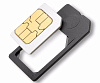 Адаптер сим-карты MicroSIM Adapter (Black) купить в интернет-магазине icover