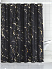 Штора для ванной комнаты Ridberg с блестками 180x200 см (Black/Gold) купить в интернет-магазине icover