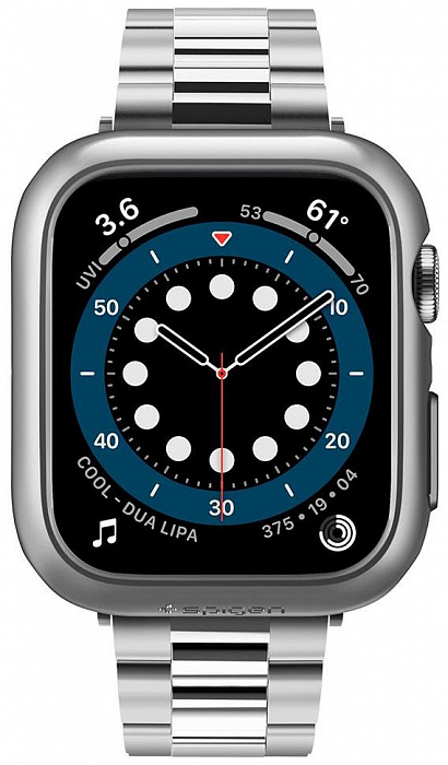 Чехол Spigen Thin Fit (ACS02957) для Apple Watch Series SE/4/5/6 44 mm (Graphite) купить в интернет-магазине icover