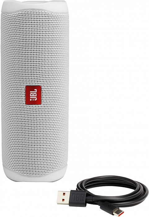 Портативная акустика JBL Flip 5 JBLFLIP5WHT (White) купить в интернет-магазине icover