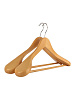 Вешалка-плечики для одежды деревянные широкие Ridberg 6 шт (Brown) купить в интернет-магазине icover