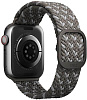 Ремешок Uniq Aspen DE Strap (45MM-ASPDEPGRY) для Apple Watch 45/44/42 mm (Pebble Grey) купить в интернет-магазине icover
