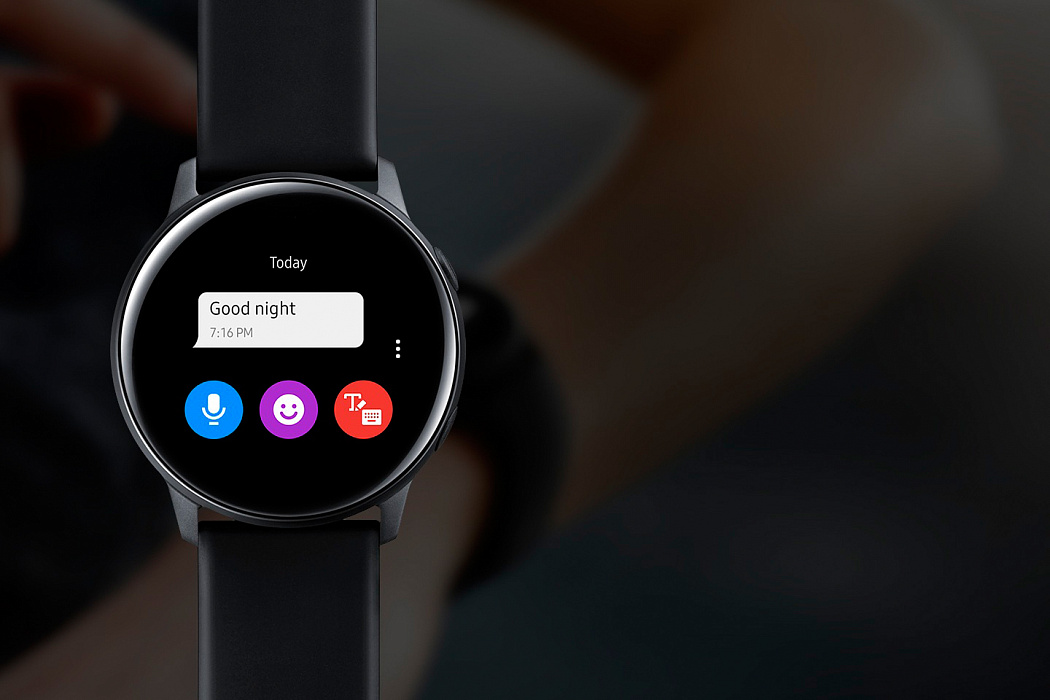Умные часы Samsung Galaxy Watch Active SM-R500NZKASER (Black) купить в интернет-магазине icover
