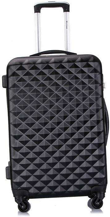 Чемодан L'Case Phatthaya (Black) размер M купить в интернет-магазине icover