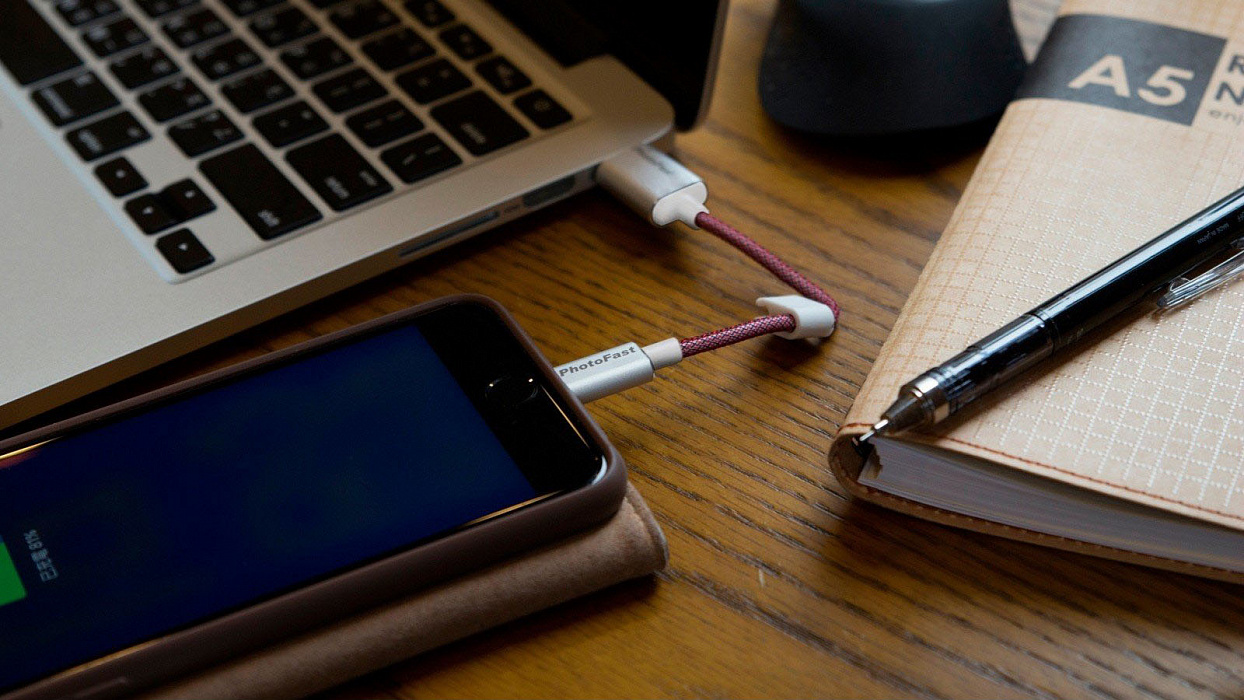 Флеш-накопитель PhotoFast MemoriesCable GEN3 64Gb USB-C адаптер (Silver) купить в интернет-магазине icover