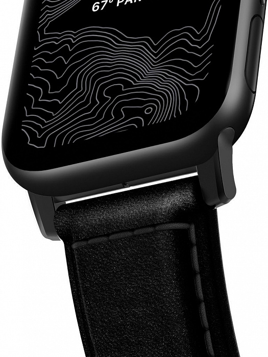 Ремешок Nomad Traditional Strap (NM1A41BT00) для Apple Watch Series SE/6/2/3/4 42/44 mm (Black) купить в интернет-магазине icover