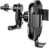 Автомобильный сенсорный держатель Baseus Smart Vehicle Bracket Wireless Charger (WXZN-01) для смартфона (Black) купить в интернет-магазине icover