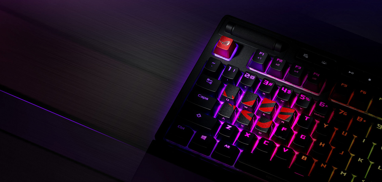 Набор клавиш Asus ROG Gaming Keycap Set (90MP0100-B0UA00) купить в интернет-магазине icover