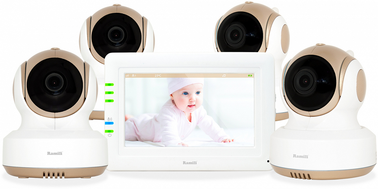 Видеоняня Ramili Baby RV1000X4 (Gold) купить в интернет-магазине icover