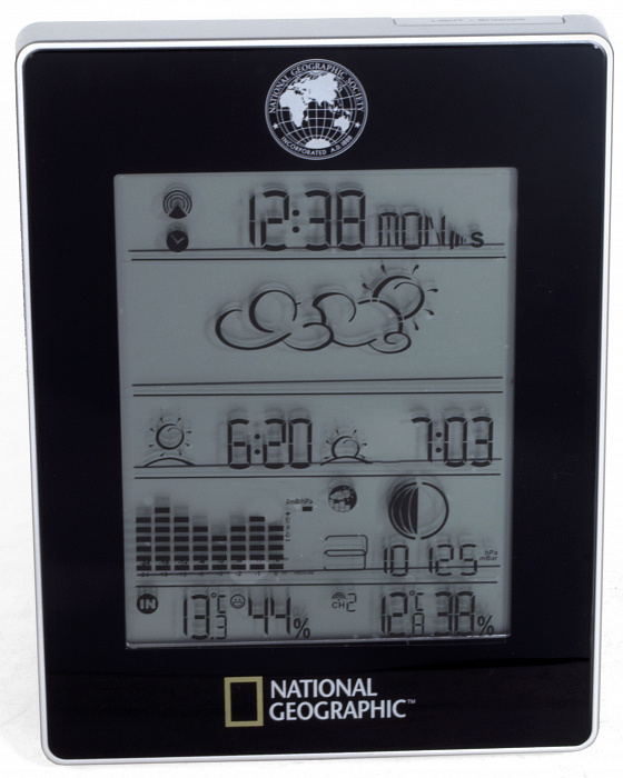 Bresser National Geographic (9068000) - центр гидрометеорологический (Black) купить в интернет-магазине icover