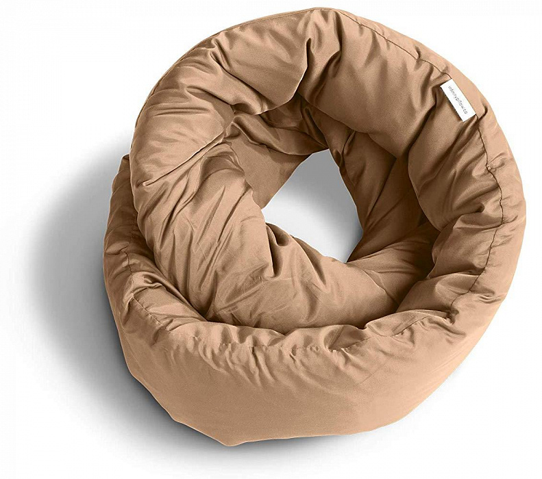 Подушка Huzi Infinity Pillow (Tan) купить в интернет-магазине icover