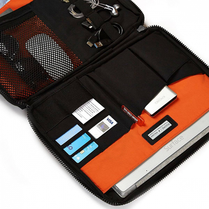 Чехол-органайзер Knomo Knomad 2 Organiser для планшетов 10.5" (Dark Blue) купить в интернет-магазине icover