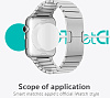 Кабель COTEetCI 2 in 1 (CS5170) для Apple Watch, iPhone, iPod, iPad (White) купить в интернет-магазине icover