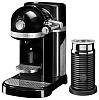 Капсульная кофемашина KitchenAid Artisan Nespresso & Aeroccino 5KES0504EOB (Onyx Black) купить в интернет-магазине icover