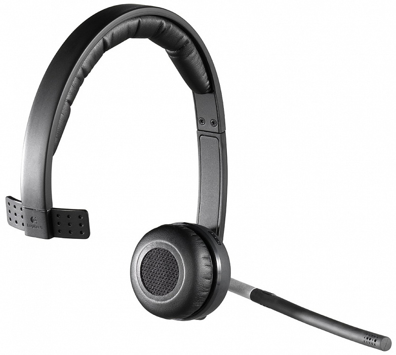 Беспроводная DECT гарнитура Logitech Wireless Headset Mono H820e (Black) купить в интернет-магазине icover
