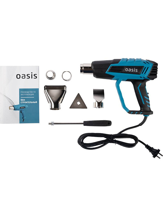 Фен строительный Oasis TG-20E (Blue) купить в интернет-магазине icover