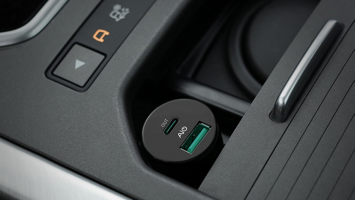 Автомобильная зарядка Aukey СС-Y7 Power Delivery 2.0 USB-C (Black) купить в интернет-магазине icover