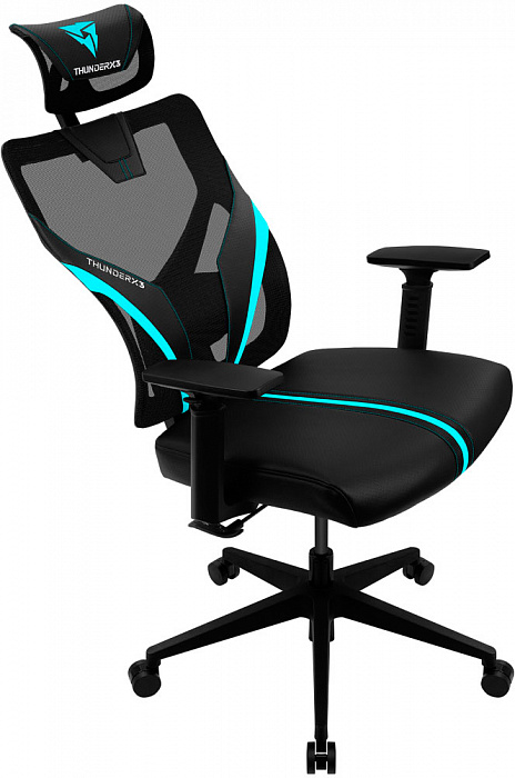 Игровое кресло ThunderX3 YAMA1 (Black/Cyan) купить в интернет-магазине icover