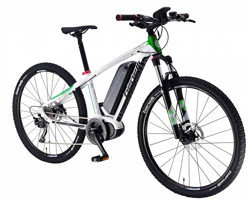 Велогибрид Eltreco Benelli Tagete 27.5 021685-2014 (White/Green) купить в интернет-магазине icover