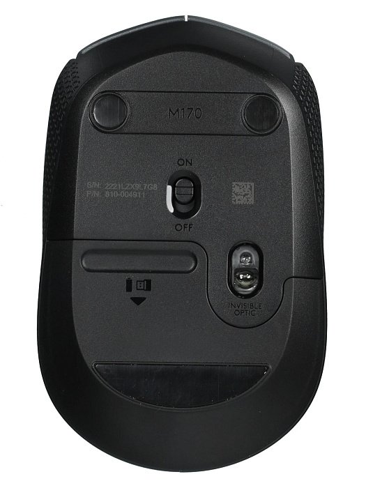 Мышь беспроводная Logitech M170 910-004646 (Grey/Black) купить в интернет-магазине icover