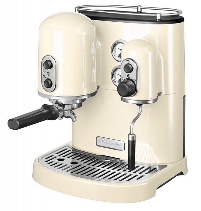 Кофеварка KitchenAid Artisan Espresso 5KES2102EAC (Cream) купить в интернет-магазине icover