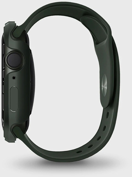 Чехол Uniq Valencia aluminium (45MM-VALGRN) для Apple Watch 4/5/6/SE/7 44/45mm (Green) купить в интернет-магазине icover