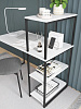 Стол-стеллаж лофт мини RIDBERG MEMPHIS (White/Black) купить в интернет-магазине icover