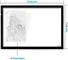 Светокопировальный планшет Huion A2 (Black) купить в интернет-магазине icover