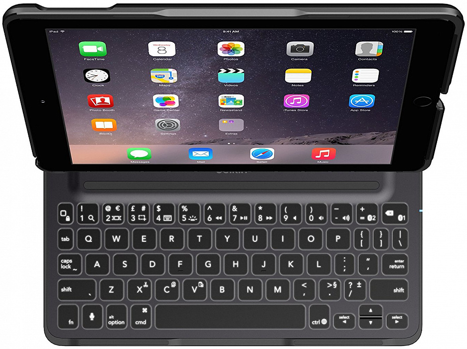 Belkin Qode Ultimate Pro (F5L176EABLK) - чехол-клавиатура для iPad Air 2 (Black) купить в интернет-магазине icover