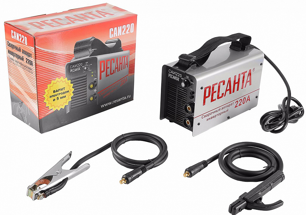 Ресанта САИ-220 (65/3) - сварочный инверторный аппарат (Grey) купить в интернет-магазине icover