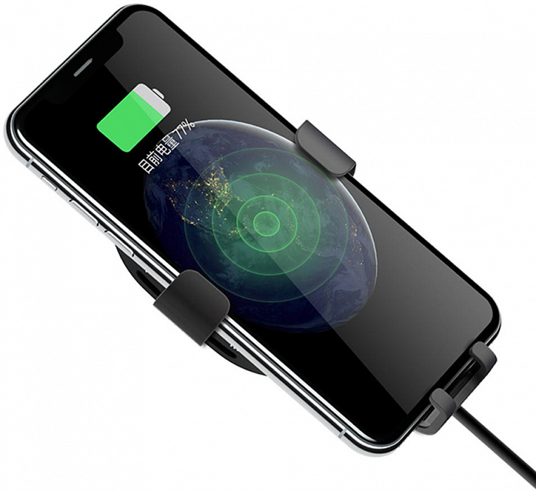 Автомобильный держатель Xiaomi 70Mai Car Wireless Charger для смартфона (Black) купить в интернет-магазине icover